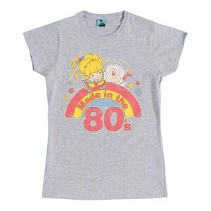 Rainbow Brite Womens/Ladies Made In The 80s T-Shirt / Gray